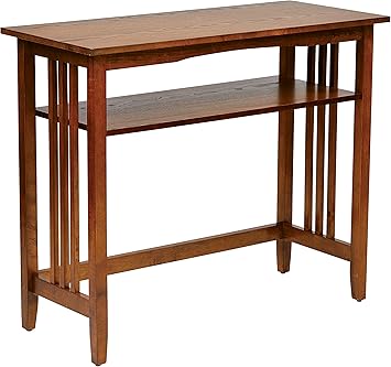Amazon Com Office Star Sierra Solid Wood Foyer Table Ash Finish