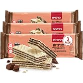 Carmit Gluten Free Chocolate Wafers, 7.05 oz (3 Pack) | Crispy Cream Filled Wafer Cookies | Kosher for Passover, Kitniyot