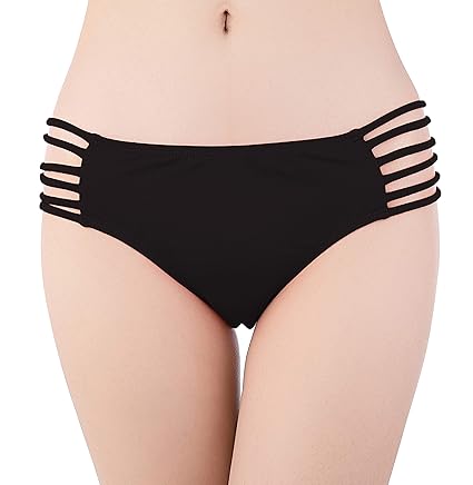 SHEKINI Damen Bikini Bottom Brazilian Slip Bikini Unterteile Tanga Bikini Hose Frauen Badehose