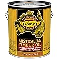 Cabot Australian Timber Oil Wood Stain and Protector, Honey Teak, 1 Gallon