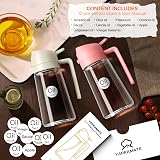 YARRAMATE 470ml Oil Sprayer Deluxe 2 in 1 Pour & Spray Creamy White view 2