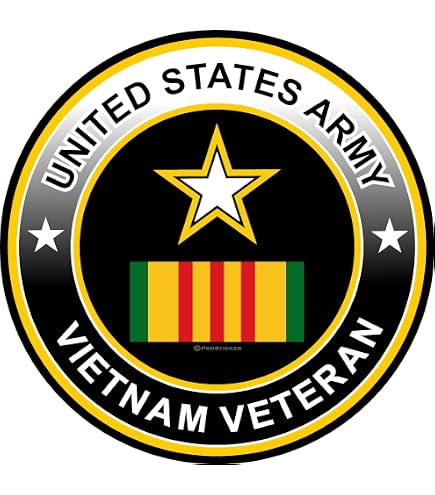 Vietnam Veteran Decal ProSticker 904 3x6 Inch American Flag