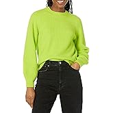 Amazon Essentials Ribbed Long Sleeve Sweaters for Women, Crewneck