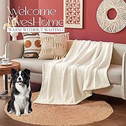 Ailemei Direct Knit Throw Blanket for Bed, Soft
