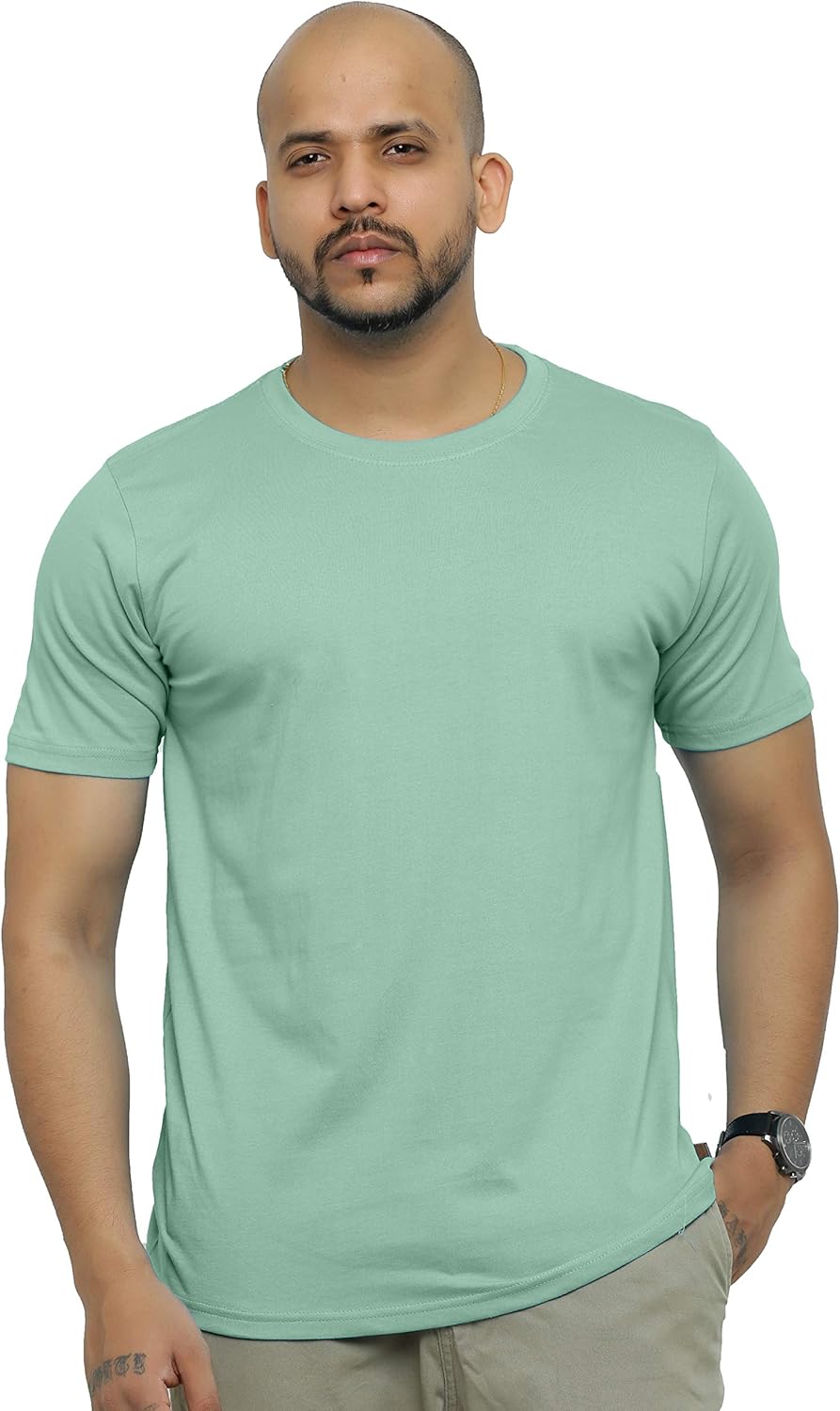 Buy A & M Men's Regular Fit TShirt New Cotton TShirt for Men's at