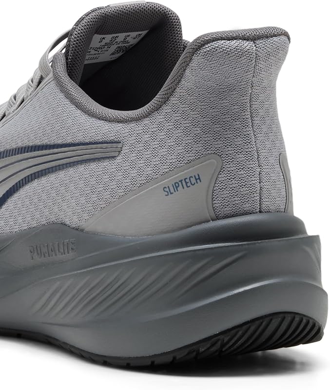 Unisex Dasher Lite Sliptech Laufschuh auf der Straße, Grau Echo Navy Schwarz Cool Dunkelgrau Zen Blau, 43 EU — Foto 3 von 6