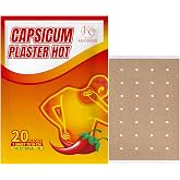 Capsaicin Patches -20 Count Hot Capsicum Patch - 3.94"x2.76" Capsaicin Hot Patch