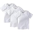 Gerber Baby Girls' 3-Pack Short-Sleeve Slip-On Shirts