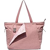 ESVAN Yoga Mat Bag, Gym Bag Tote Bag with Multi Pockets For Women Drawstring Yoga Mat Carrier Pilates Travel Workout Office