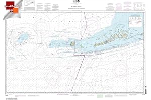 Paradise Cay Publications, Inc. NOAA Chart 11434: Florida Keys Sombrero Key to Dry Tortugas 21.00 x 30.48 (Small Format Waterproof)