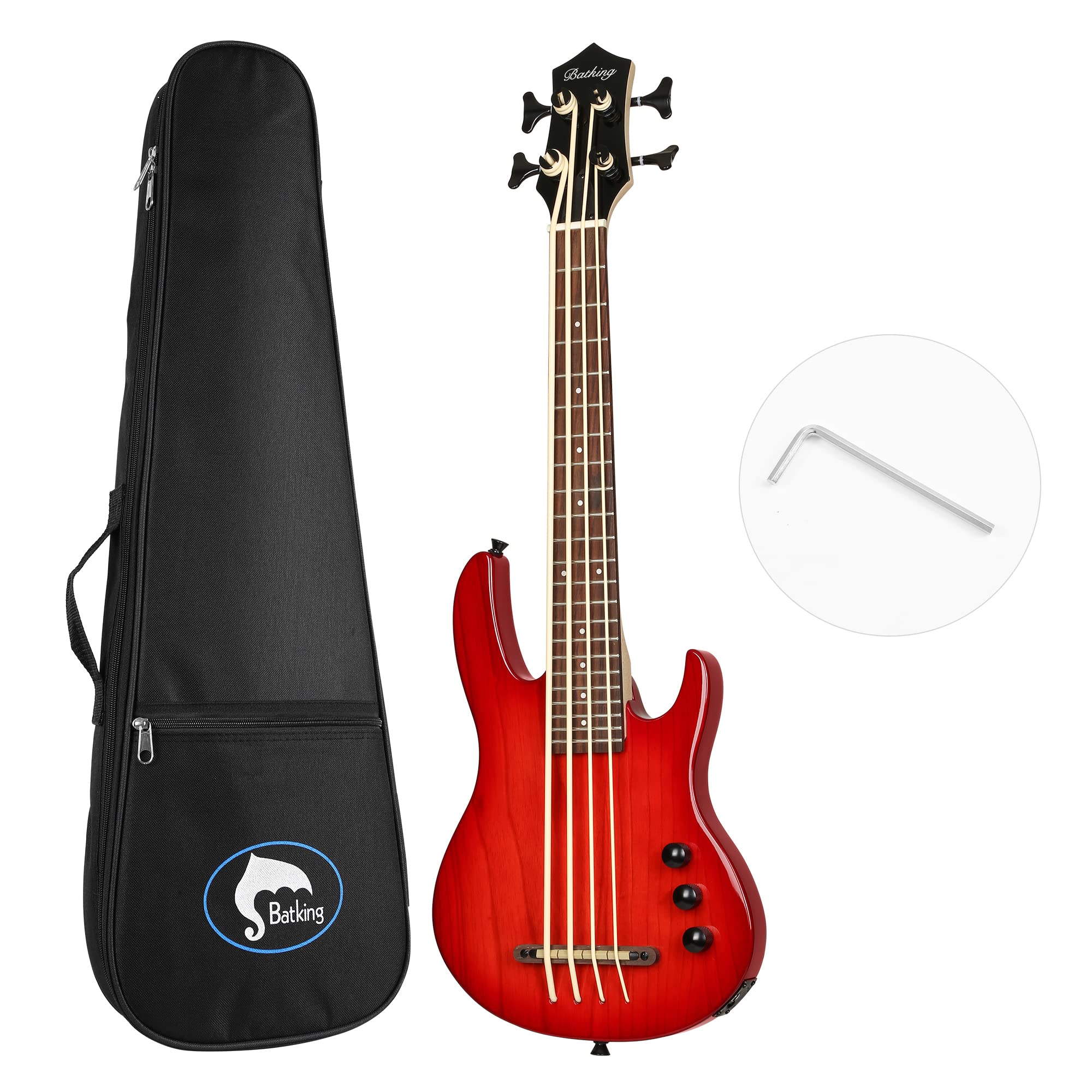 Batking Ukulele bass fretted 4 String