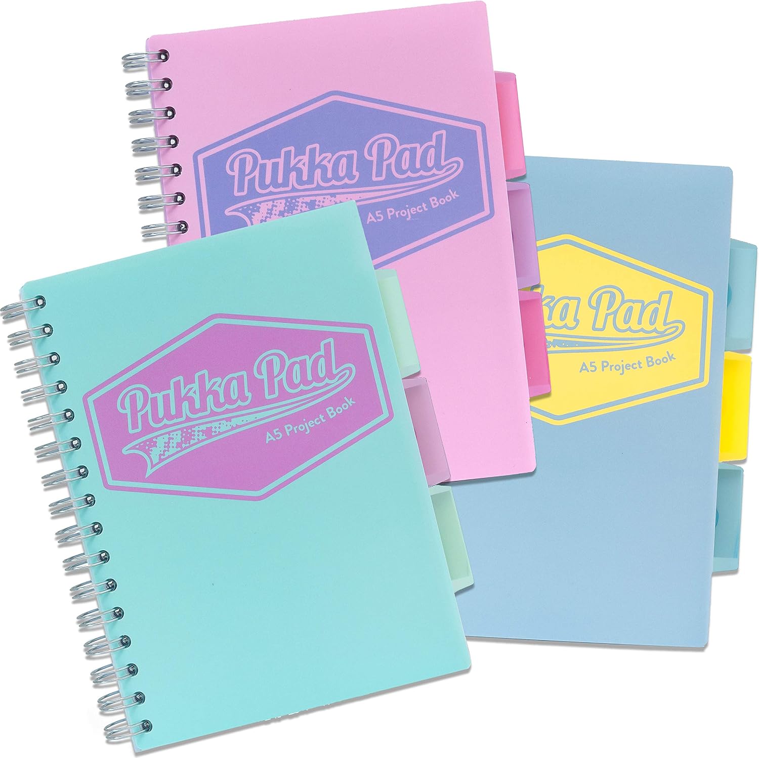 Pukka Pad Project Spiral Notebook, 200 Pages