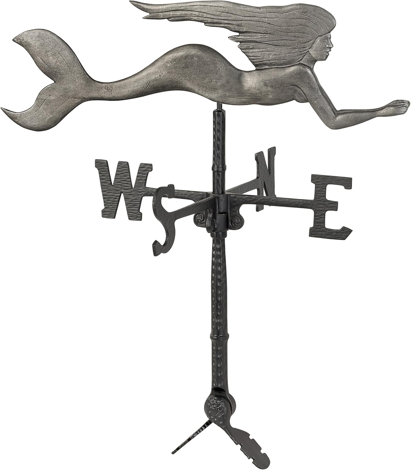 Weathervanes - Montague Metal Products Swedish Iron Finish Mermaid Weathervane, 32