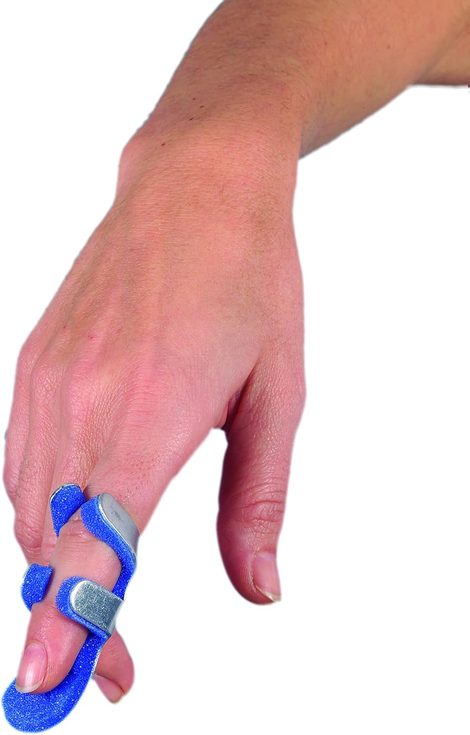 Deluxe Finger Immobilising Splint Frog with Soft Foam. for Broken