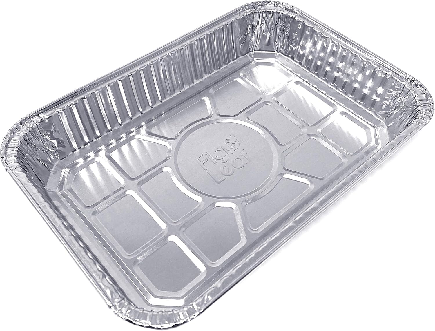 (35 Pack) Compatible with Weber Grills Drip Pans l Top Dimension 8.6” x 6” l Bottom 7.5” x 5” l Disposable Aluminum Foil Grease Trays Bulk Package l Great for BBQ, Roasting, Baking & Cooking : Garden & Outdoor