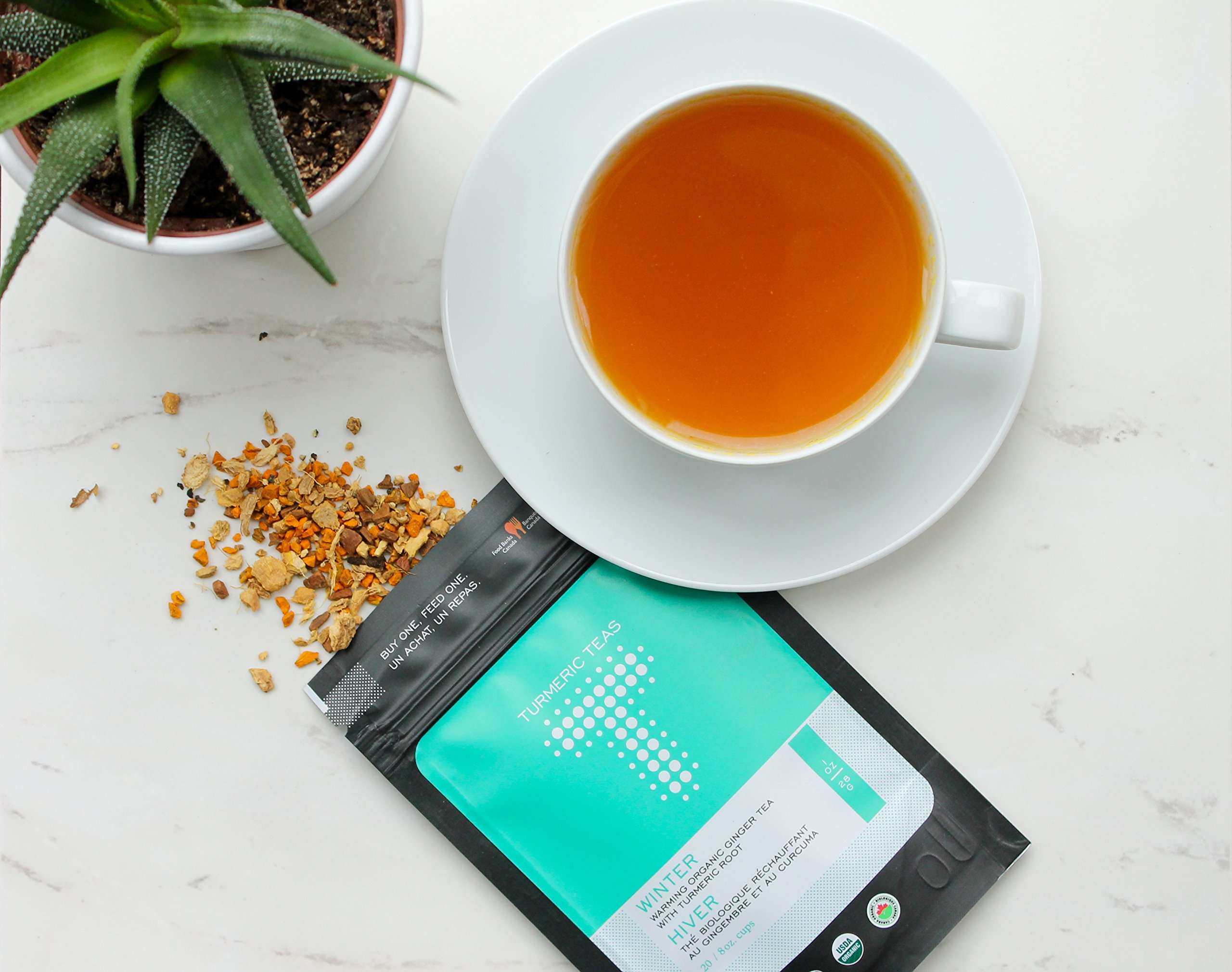 Turmeric Teas DUSK Calming Organic Turmeric Lemongrass