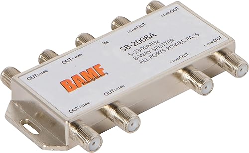 BAMF Way Coaxial Cable Splitter, Bi-Directional Coax MoCA