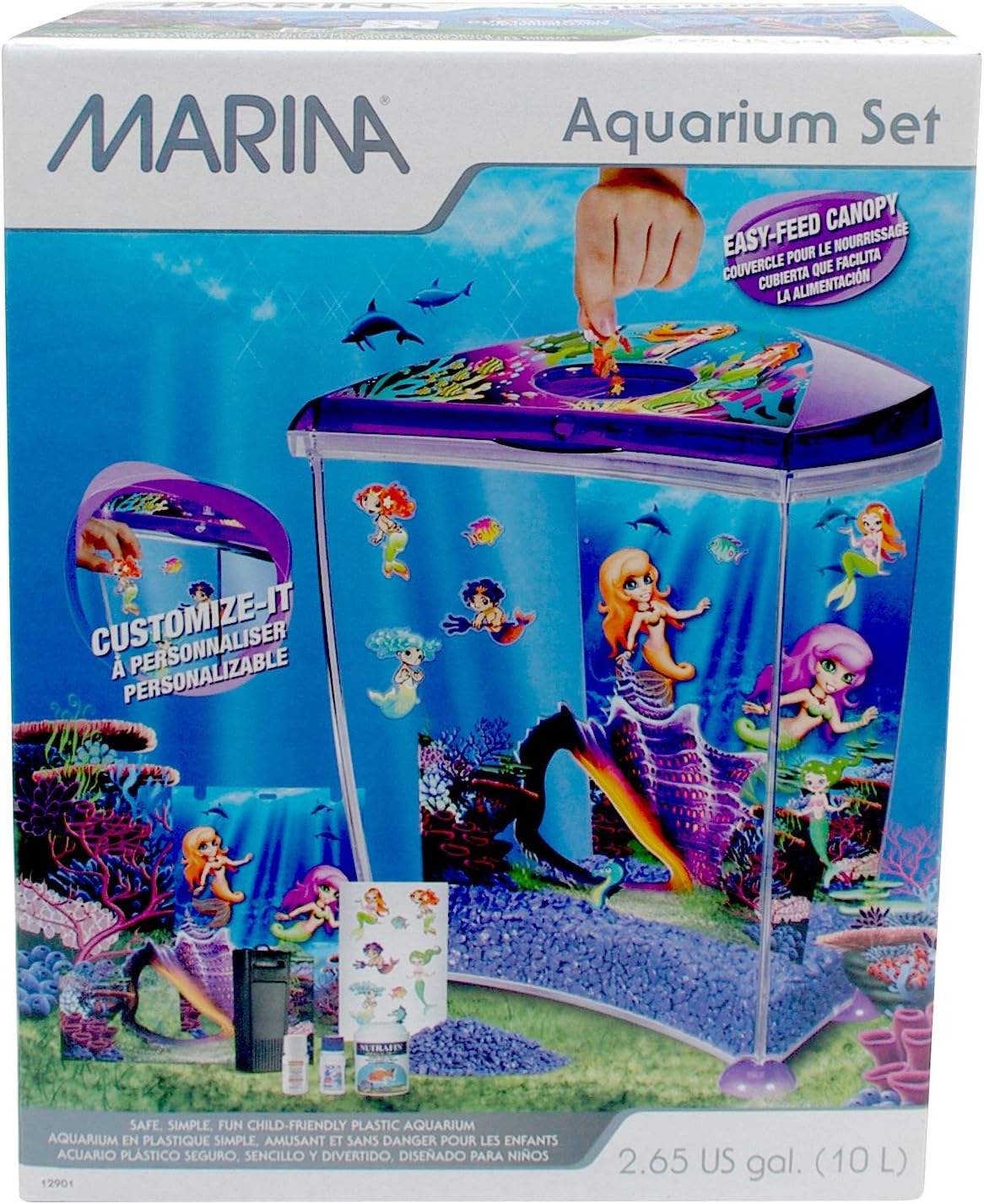 Marina Plastic Mermaid Betta Aquarium Decor Amazon.co.uk Pet Supplies