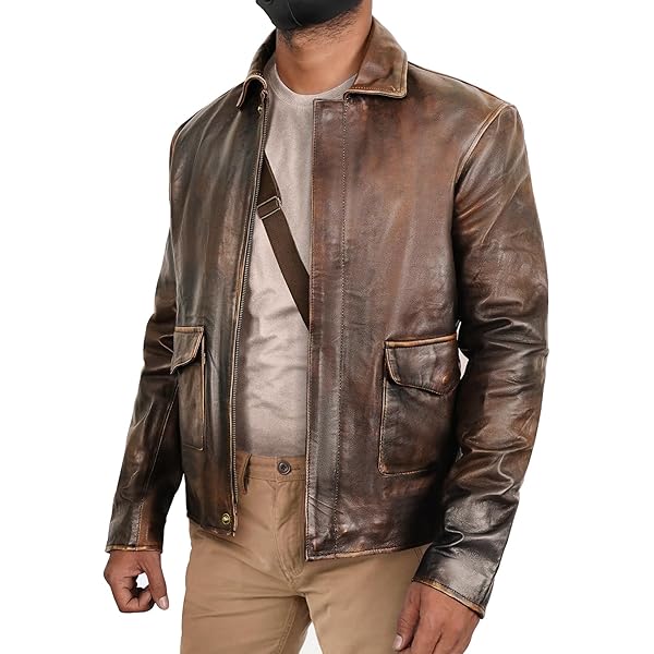 OHOTORO Leather Jacket ダークブラウン QAWACH-Women-Leather-Jacket-