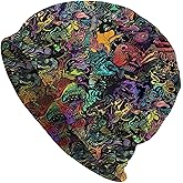 Guiteinyi Beanie Hat for Men Women Slouchy Beanie Skull Sleep Cap Soft Lightweight Chemo Hat Stretch Cancer Headwear