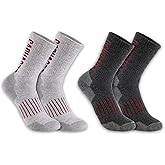 Carhartt Men's SC9522M Midweight Synthetic-Wool Blend Logo Crew Sock 2-Pack