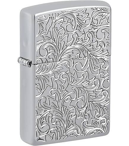Amazon.com: Zippo Lighter: Armor Deep Carve Multicut Pattern