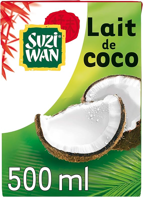Brique De Lait De Coco Périmé SUZI WAN Lait de Coco 500 ml: Amazon.fr: Amazon Pantry
