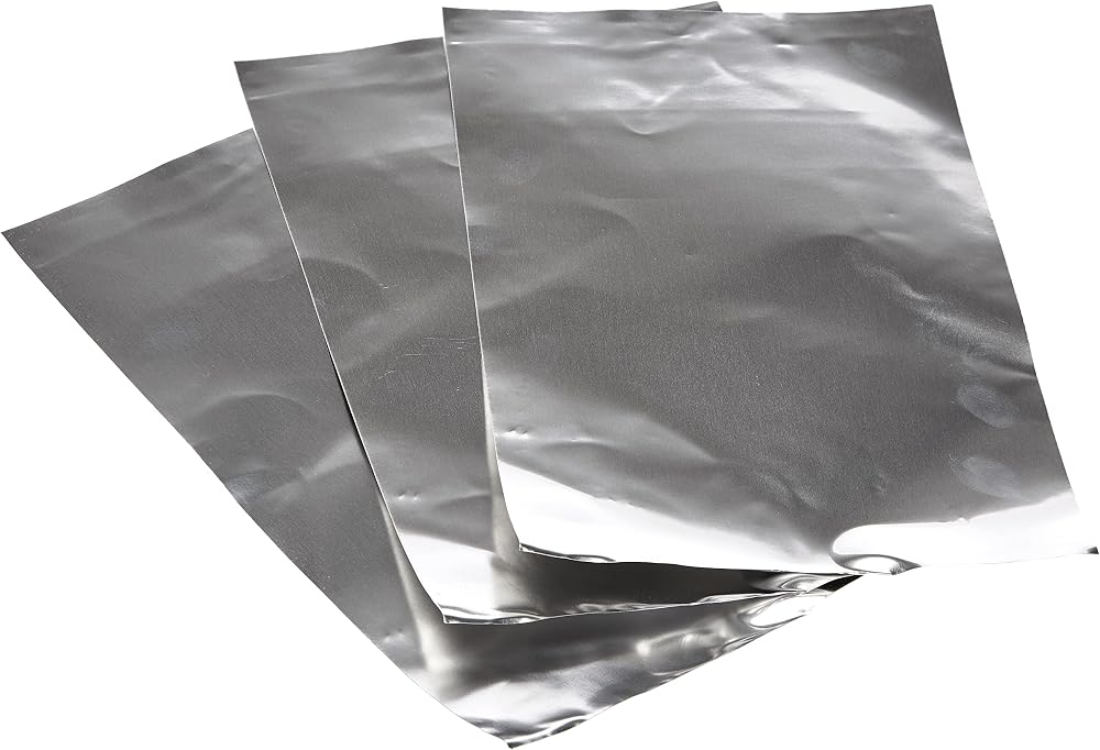 Rayher Silver Coloured Foil Sheets 3 Pack 20x30cm Embossing Aluminium