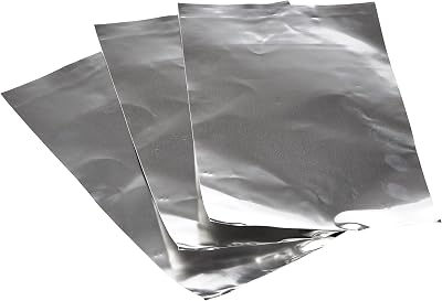 Rayher Silver Coloured Foil Sheets 3 Pack 20x30cm Embossing Aluminium