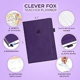 Clever Fox Teacher Planner – School Year Planner with Calendars & Lesson Plans, view 2