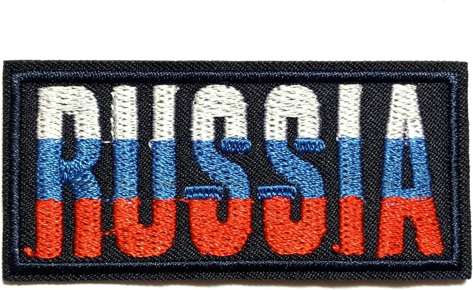 Iron on Patches#29, Russia Patches, Embroidered Patches, Appliques and Decorative Patches, DIY Badge Patches Clothing Backpacks Jeans T-Shirt Caps Cute Patch by BossBee