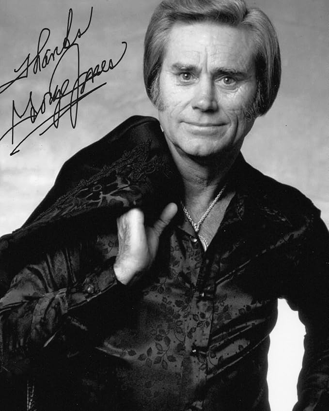 Jones country legend reprint signed photo 1 RP at Amazon's