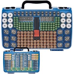 Battery Storage Organizer Case Holder Box with