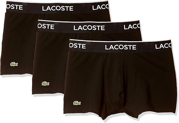 Amazon ラコステ アンダーウェア 公式 ブランドネームデザイン3パックボクサーパンツ メンズ ボクサー 通販