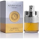 Azura Noir for Men Eau De Parfum - Woody Spicy Fragrance - Long-Lasting Cologne Choice For Daily Wear - Top Notes of Lemon, Nigerien Ginger, Refreshing Mint & Lavender - Elegant 100ml Bottle
