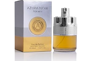 URBAN COLLECTION Azura Noir for Men Eau De Parfum - Woody Spicy Fragrance - Long-Lasting Cologne Choice For Daily Wear - Top Notes of Lemon, Nigerien Ginger, Refreshing Mint & Lavender - Elegant 100ml Bottle