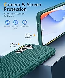 FNTCASE for Samsung Galaxy S24-FE Case: Dual Layer