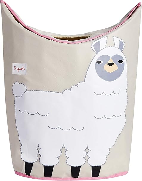 3 Sprouts Panier A Linge Panier De Rangement Pour Bebe Panier De Rangement Pour Vetements De Chambre D Enfant Lama Amazon Fr Bebes Puericulture