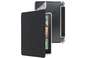 WALNEW Case for 7-inch Kindle Paperwhite 12th Generation 2024 and Colorsoft Signature Edition, Clear Soft TPU Back Protective Cover, Auto Wake/Sleep