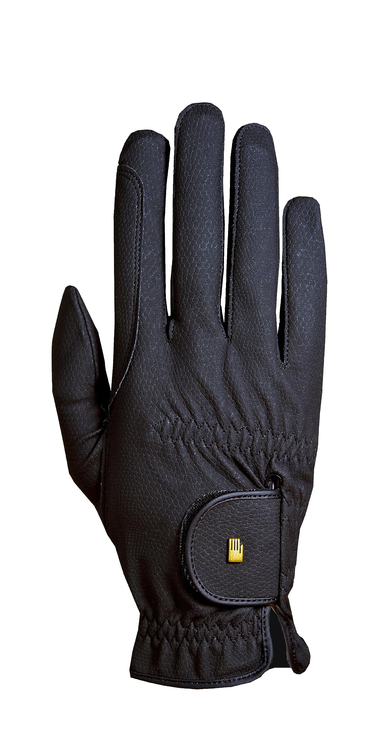 Roeckl Sports equestrian gloves ROECK-GRIP JUNIOR, kids&youngst. summer riding glove, black 5 — image 1