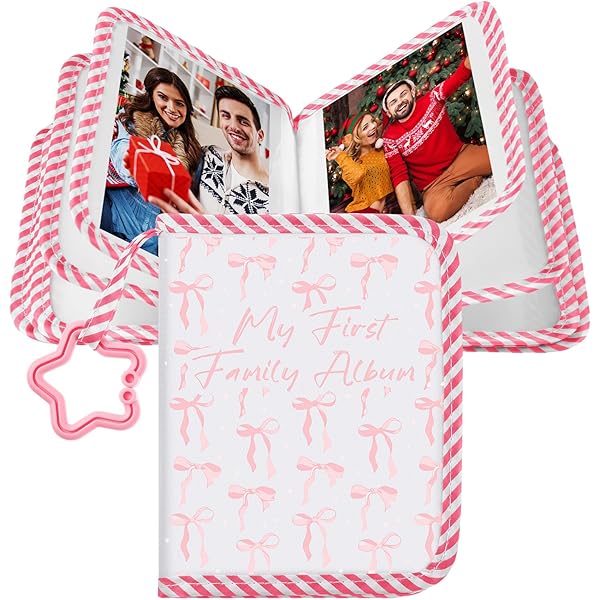 My First Family Album Wedding Photo Album Baby Photo Book Holds 17 6.3x4.5 Inches Photos, My First Photo Book For Small Photo Album Sassy Look Book Photo Album