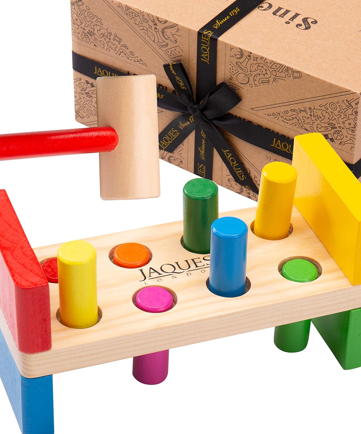 Jaques of London Deluxe Hammering Toy Let's Play Hammer Bench ...