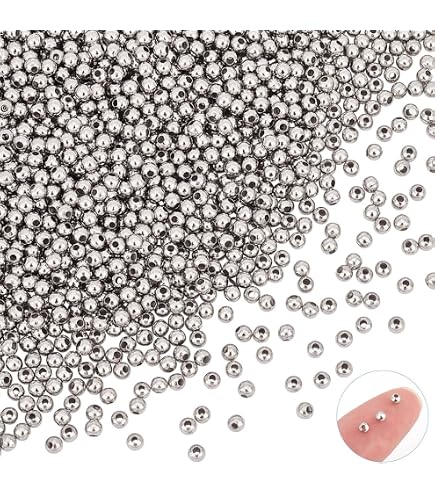 500g De Perles De Polissage En Acier Inoxydable 4mm Rondes - Pour Polissage Bijoux, élimination Rouille, Finition Métal