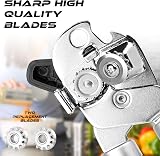 Wellehomi Can Opener Manual Heavy Duty Stainless Steel with Magnet view 2
