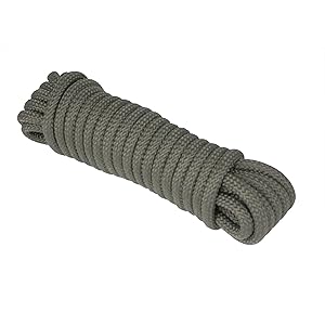Extreme Max 3008.0429 OD Green 1/2" x 50' 16-Strand Diamond Braid Utility Rope