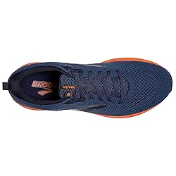 Brooks Revel 5 Titan/Peacoat/Flame 8 D