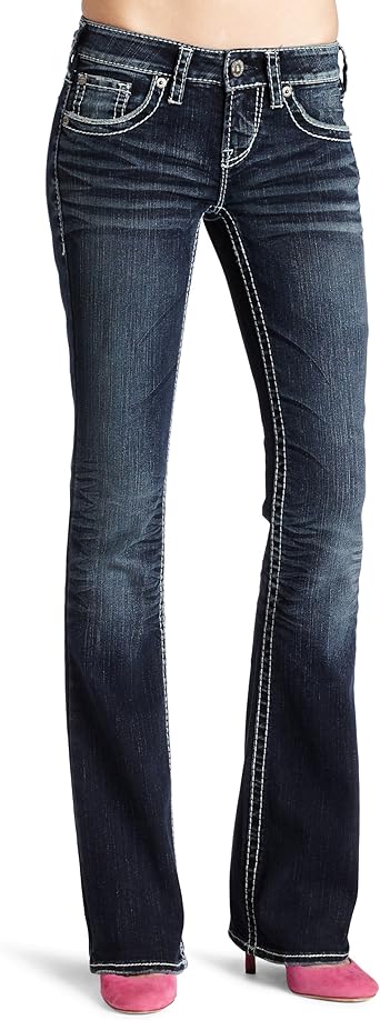 silver aiko bootcut jeans