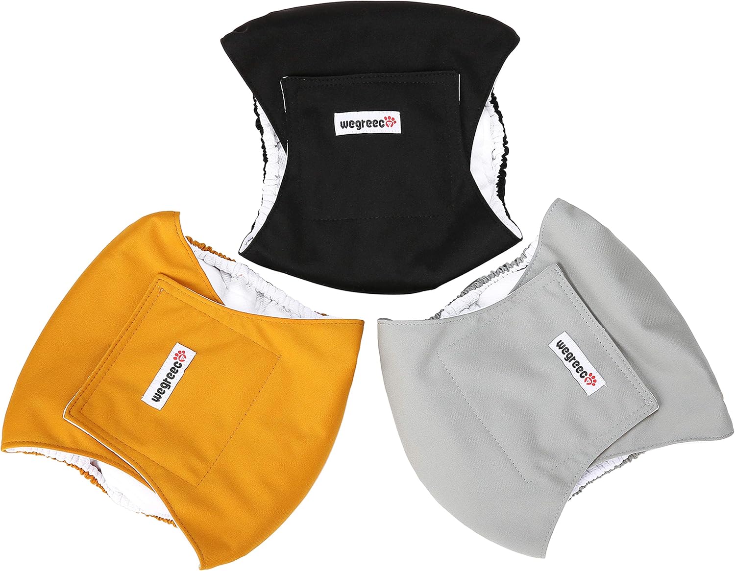 wegreeco washable male dog belly wrap