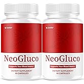 (2 Pack) Neo Gluco Supplement Capsules - Official NeoGluco Advanced Formula Supplement Pills - Maximum Strength, Alll Natural Multivitamin Support Health & Wellness Reviews, 120 Capsules for 2 Months