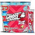 GHOST Hydration Packets, Sonic Cherry Limeade, 24 Sticks, Electrolyte Powder - Drink Mix Supplement with Magnesium, Potassium, Calcium, Vitamin C - Vegan Friendly, Free of Soy, Sugar & Gluten